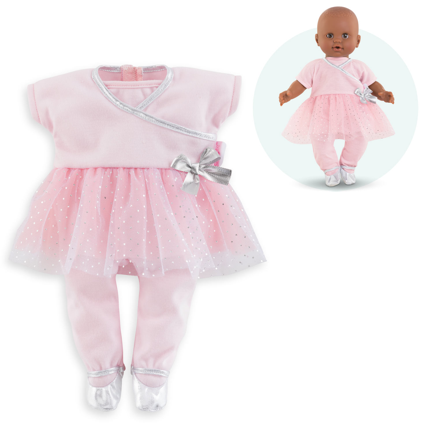 Corolle - Vêtements pour bébé Corolle 30 cm - robe cygnes de tendresse