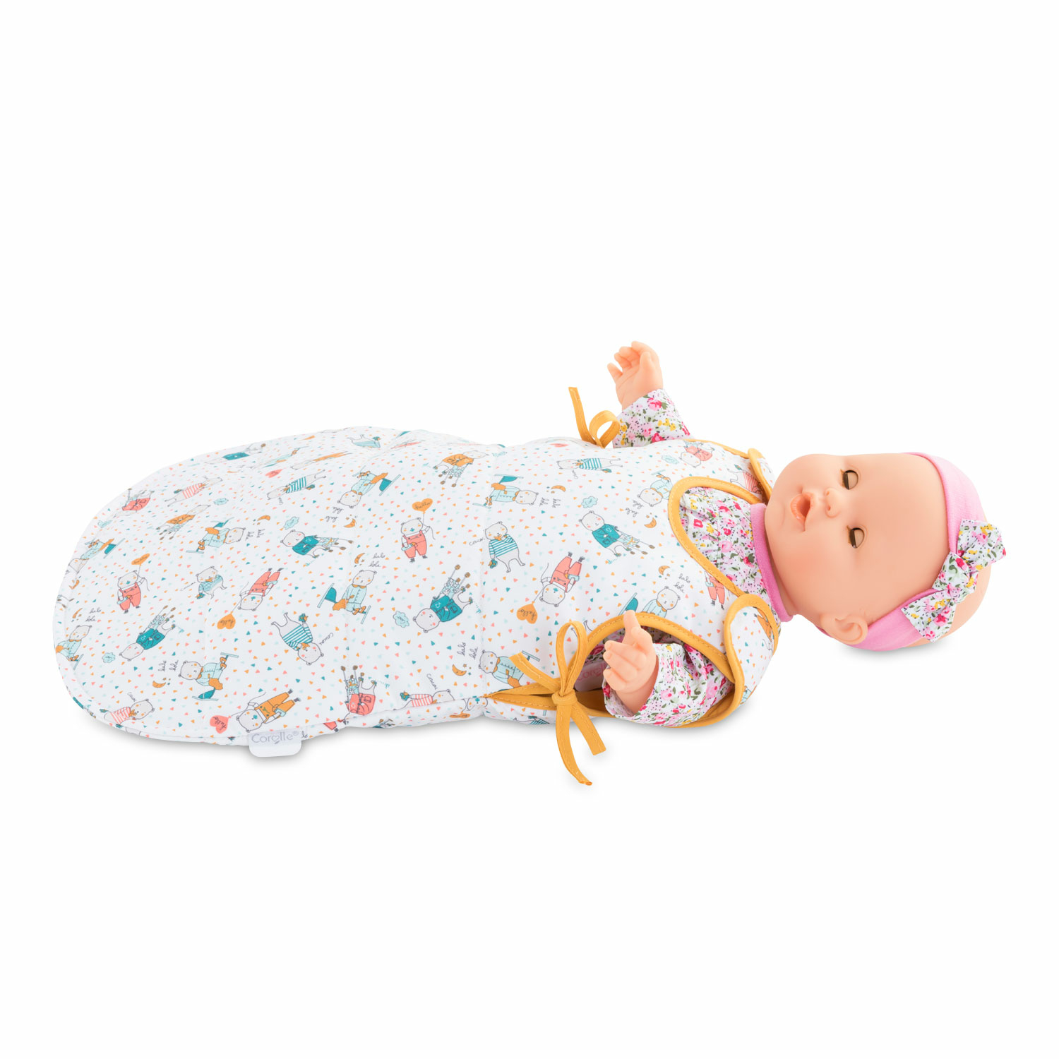 Turbulette poupon - Adorable gigoteuse bébé pour poupée 30cm & 36cm